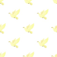 Dove pattern seamless background texture repeat wallpaper geometric vector