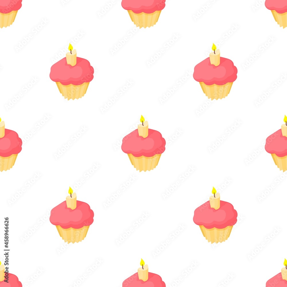 Poster muffin pattern seamless background texture repeat wallpaper geometric vector