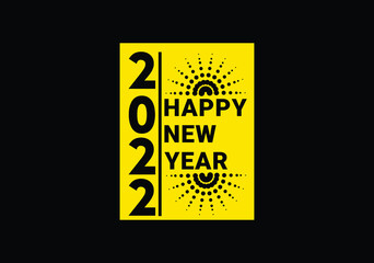 2022 Happy New Year Creative Logo Design Template 2