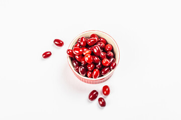 Dogwood berry isolated on a white background