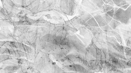 Concrete wall white grey color for background. Old grunge textures with scratches and cracks. White painted cement wall texture.