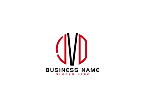 Initial Letter JVO Logo Icon vector For Company