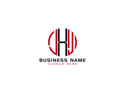 Initial JXJ Logo Letter Template Vector For Business