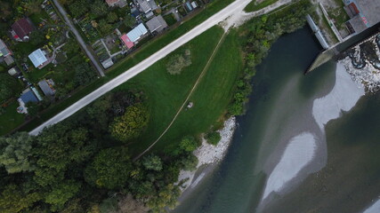 Drohnenaufnahme Lech