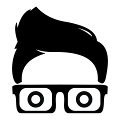 black and white illustration of a person