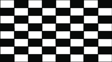 Fototapeta premium Rough, irregular texture composed of monochrome geometric elements. Overlay distressed grunge background. Abstract vector illustration. Isolated on white background. EPS10