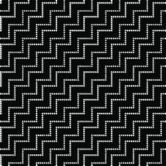 Rough, irregular texture composed of monochrome geometric elements. Overlay distressed grunge background. Abstract vector illustration. Isolated on white background. EPS10