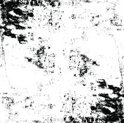 Rough black and white texture vector. Distressed overlay texture. Grunge background. Abstract textured effect. Vector Illustration. Black isolated on white background. EPS10