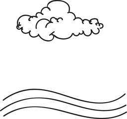 abstract background with clouds