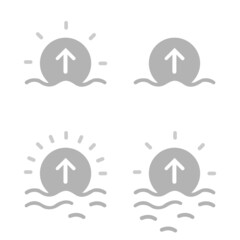 Marine glyph vector color icon - stock illustration