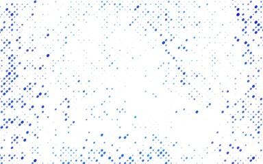 Dark BLUE vector pattern of geometric circle shapes.