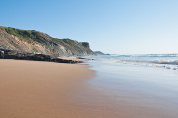 Carriagem beach in Algarve Costa Vicentina Natural Park