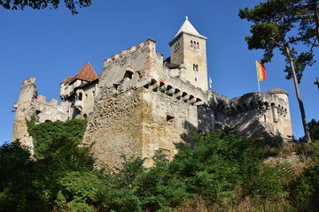Obraz premium Burg Liechtenstein, Maria Enzersdorf, Österreich, 29.07.2021