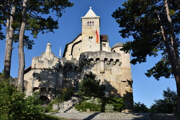 Fototapeta na wymiar Burg Liechtenstein, Maria Enzersdorf, Österreich, 29.07.2021