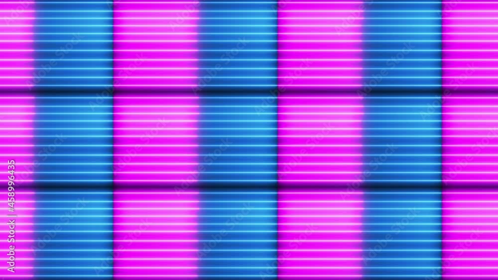 Poster abstract colorful neon light liner animation background. gradient neon line animation background.
