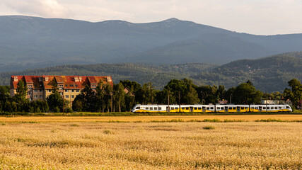 Pociąg w Karkonoszach 