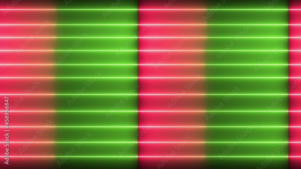 Poster abstract colorful neon light liner animation background. gradient neon line animation background.