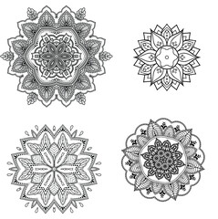 Geometric Floral mandala Art. design. easy drawing. art. simple painting. vintage. texture. coloring. Mandala design. Abstract graphic.