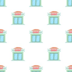 Obraz premium Shop pattern seamless background texture repeat wallpaper geometric vector