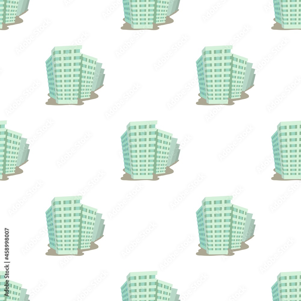 Poster building pattern seamless background texture repeat wallpaper geometric vector
