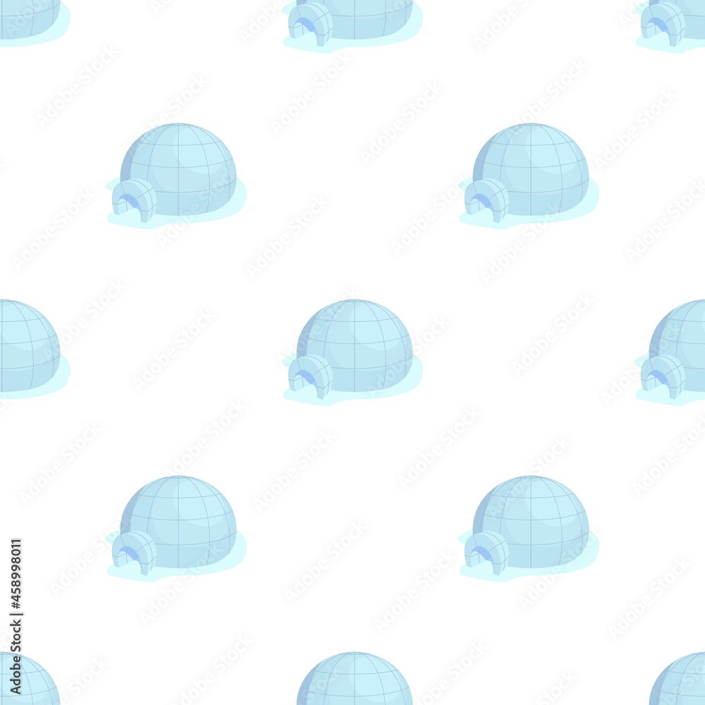 Poster igloo pattern seamless background texture repeat wallpaper geometric vector