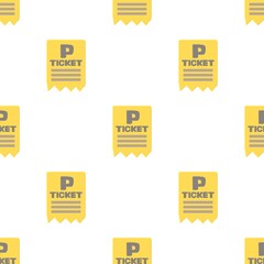 Parking ticket pattern seamless background texture repeat wallpaper geometric vector