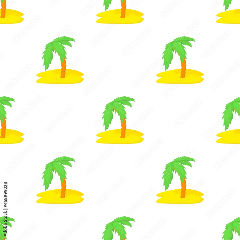 Poster palm tree pattern seamless background texture repeat wallpaper geometric vector