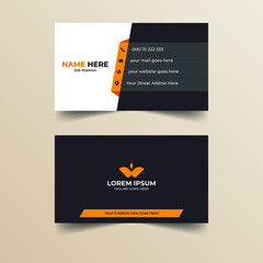 Professional Corporate  Minimal Business Card Or Visiting Card Design Vector Template