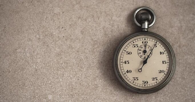 Vintage stopwatch time