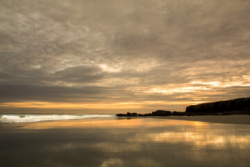 Obraz premium sunset at the beach