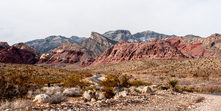 Calico Basin Entry Road