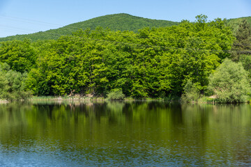 Landscape of Sua Gabra Lakes at Lozenska Mountain,  Bulgaria