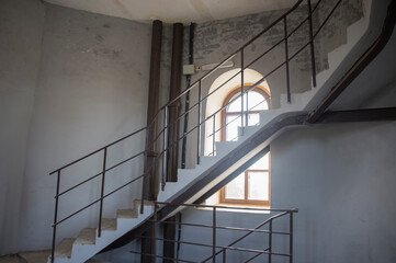 Fototapeta premium Spiral staircase of the water tower