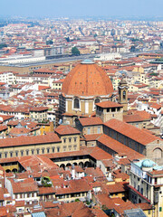 Fototapeta na wymiar San Lorenzo Basilica, Florence, Italy