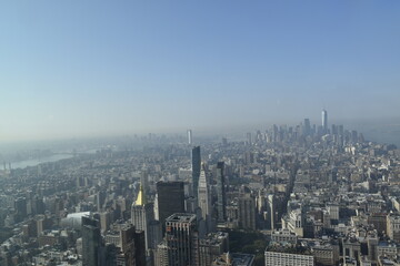 Skylin of Manhattan, New York 