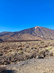 volcanic landscape in island