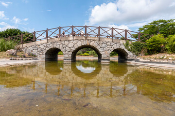 Fototapeta premium ISTANBUL, TURKEY, JUNE 18 2021, Istanbul Bosphorus from Otagtepe. Istanbul, Turkey