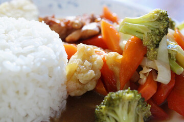 Almuerzo con verduras