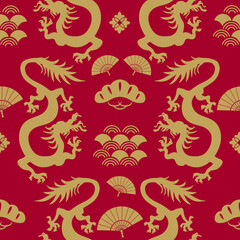 Dragon chinese pattern 2