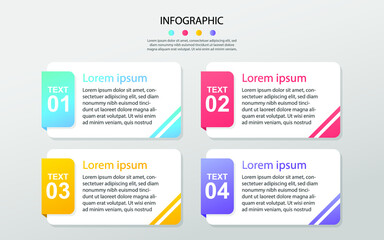 Modern Business data visualization. Process chart. Abstract elements of graph, diagram with steps, options,. Vector business template for presentation. Creative concept for infographic.
