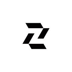z initial logo design vector template