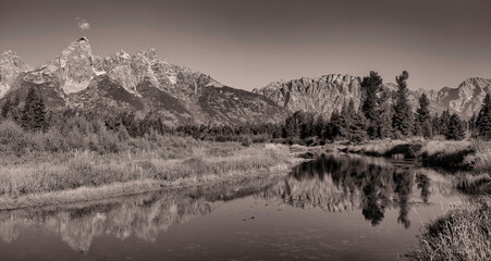 morning in the mountains