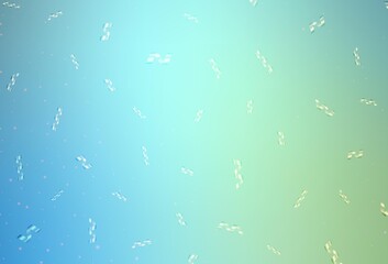 Light Blue, Green vector pattern in Christmas style.