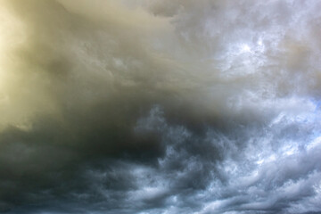 Obraz premium storm clouds timelapse