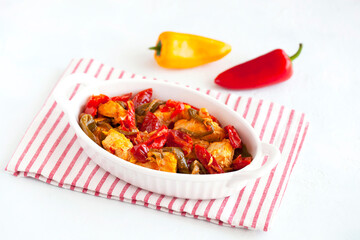 Ragout of thon and sweet pepper