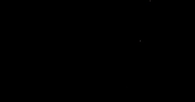 Explosions of sparks on a black background.