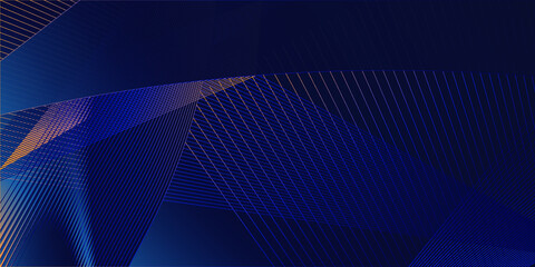 Blue Abstract Background With Lines