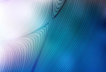 Light BLUE vector backdrop with wry lines.