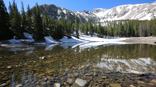 Teresa lake and Wheeler Peak - Great Basin NP, Nevada