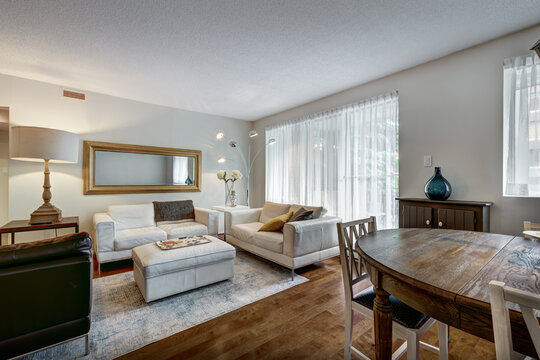 Beautiful renovated and staged with nice furniture condominium in Montreal, Westmount, Canada